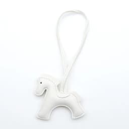 Fashion Horse Keychain All-around PU Leather Horses Embellishment for Female Car Key Chain Handbag Decoration Jewelry Gifts