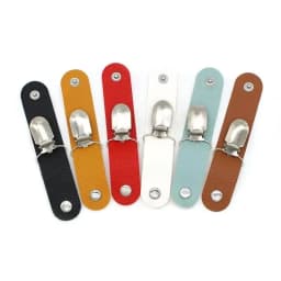 New Travel Leather Hat Clip, Outdoor Backpack Luggage Storage Clip, PU Leather Multi-purpose Straw Hat Clip, Hat Accessory
