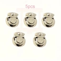 5Pcs Women's Lock Clasp - DIY Craft Hand Bags Clasp - Metal Snap Clasp Locks - Wallet Fasteners - Wallet Buckle