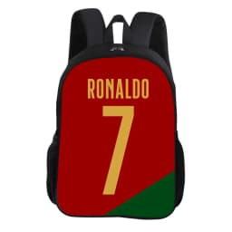 CR Football Star Knapsack Rucksack Child Bookbag Ronaldo School Backpack Football Sports Backpack Fashion Schoolbag Kids Gift