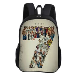 CR Football Star Knapsack Rucksack Child Bookbag Ronaldo School Backpack Football Sports Backpack Fashion Schoolbag Kids Gift