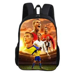 CR Football Star Knapsack Rucksack Child Bookbag Ronaldo School Backpack Football Sports Backpack Fashion Schoolbag Kids Gift