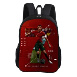 CR Football Star Knapsack Rucksack Child Bookbag Ronaldo School Backpack Football Sports Backpack Fashion Schoolbag Kids Gift