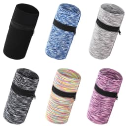 Sports Wrist Bag Outdoor Running Fitness Spring Summer Arm Pocket Breathable Zipper Quick Drying Ice Silk Men Women Wristlet