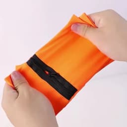 Sports Wrist Bag Outdoor Running Fitness Spring Summer Arm Pocket Breathable Zipper Quick Drying Ice Silk Men Women Wristlet
