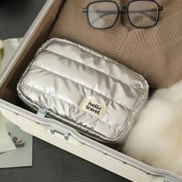 Large Capacity Travel Makeup Bag Fashion Portable Multifunctional Cosmetic Bag Waterproof Toiletry Storage Organizer Bag