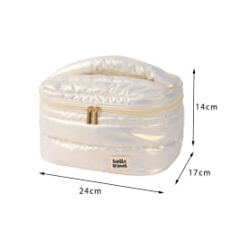 Large Capacity Travel Makeup Bag Fashion Portable Multifunctional Cosmetic Bag Waterproof Toiletry Storage Organizer Bag