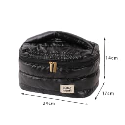 Large Capacity Travel Makeup Bag Fashion Portable Multifunctional Cosmetic Bag Waterproof Toiletry Storage Organizer Bag