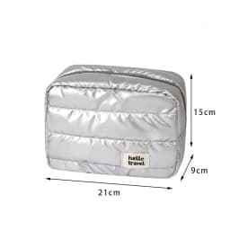 Large Capacity Travel Makeup Bag Fashion Portable Multifunctional Cosmetic Bag Waterproof Toiletry Storage Organizer Bag