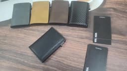 RFID Blocking Metal Aluminum ID Card Holder Fashion Business Pop-Up Purse Men's Women's Multi-Function Designer Bank Card Wallet