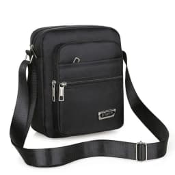 Men Crossbody Bags Male Nylon Shoulder Bags Boy Messenger Bags Man Handbags for Travel Casual Large Satchel Grey