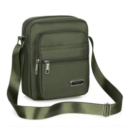 Men Crossbody Bags Male Nylon Shoulder Bags Boy Messenger Bags Man Handbags for Travel Casual Large Satchel Grey