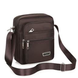 Men Crossbody Bags Male Nylon Shoulder Bags Boy Messenger Bags Man Handbags for Travel Casual Large Satchel Grey