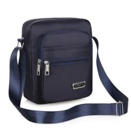 Men Crossbody Bags Male Nylon Shoulder Bags Boy Messenger Bags Man Handbags for Travel Casual Large Satchel Grey