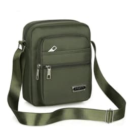 Men Crossbody Bags Male Nylon Shoulder Bags Boy Messenger Bags Man Handbags for Travel Casual Large Satchel Grey