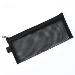 Cosmetic Bag Travel Wash Storage Bag Mesh Pen Bag Portable Zipper Receipt Storage Bag Makeup Pouch