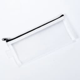 Cosmetic Bag Travel Wash Storage Bag Mesh Pen Bag Portable Zipper Receipt Storage Bag Makeup Pouch