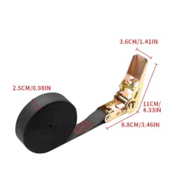 Cargo Strap Ratchet Tensioner Freight Car Fixed Tightener Tighten Rope For Luggage Goods Transportation Outdoor Camping
