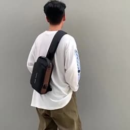 Men's Anti-Theft Chest Bag with Password Lock & USB Port Waterproof Crossbody Sling Backpack for Travel Work Cycling