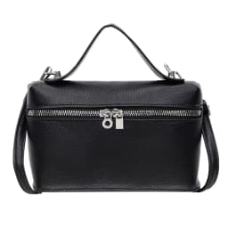 Fashionable Light Luxury Solid Color Box Bag Litchi Pattern Portable Carrying Crossbody Bag Daily Commuting Versatile Square Bag