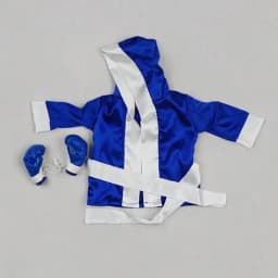 Newborn Photography Outfit Baby Boxing Robe Set Gloves Shorts Props Champion Costume