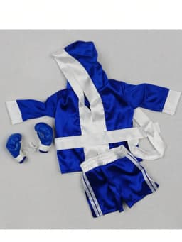 Newborn Photography Outfit Baby Boxing Robe Set Gloves Shorts Props Champion Costume