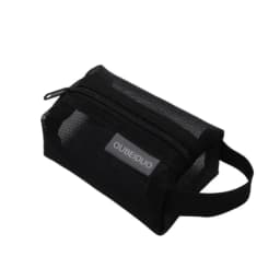 Puffs Cute Zipper Cosmetics Bag Korean Stationery Pen Case Large Capacity Women Travel Make Up Toiletry Bag Washing Pouch
