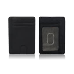Men's Card Wallet Credit Card Holders RFID Blocking Carbon Fiber Minimalist Wallets Cardholder Case Male Thin Slim Smart Wallet