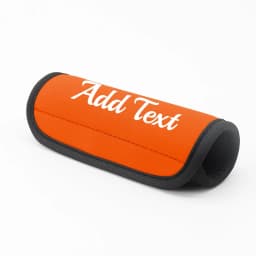 Custom Name Luggage Handle Cover Personalized Neoprene Suitcase Grip Protector Travel Bag Accessory Only