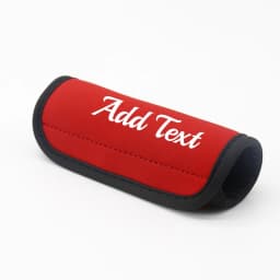 Custom Name Luggage Handle Cover Personalized Neoprene Suitcase Grip Protector Travel Bag Accessory Only