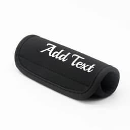 Custom Name Luggage Handle Cover Personalized Neoprene Suitcase Grip Protector Travel Bag Accessory Only