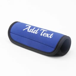 Custom Name Luggage Handle Cover Personalized Neoprene Suitcase Grip Protector Travel Bag Accessory Only