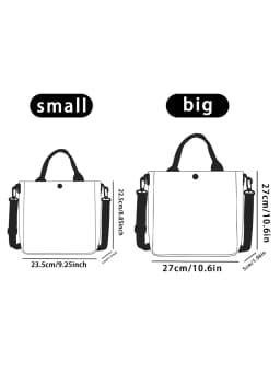Cute Black Cat Stacked Book Floral Print Tote Bag Detachable Strap Crossbody Handbag For Women Daily Shopping