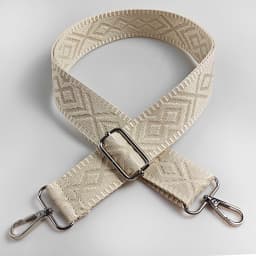 1 Piece 1.50inch Wide Adjustable Handbag Purse Strap Replacement Crossbody Shoulder Strap Geometry Pattern Jacquarded Strap