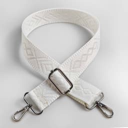 1 Piece 1.50inch Wide Adjustable Handbag Purse Strap Replacement Crossbody Shoulder Strap Geometry Pattern Jacquarded Strap