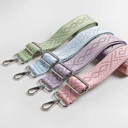 1 Piece 1.50inch Wide Adjustable Handbag Purse Strap Replacement Crossbody Shoulder Strap Geometry Pattern Jacquarded Strap