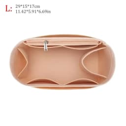 Felt Insert Liner Purse Organiser Pouch Handbag Tote Internal Organizer Bag with Pockets, Dustproof Felt Liner for Longchamp Bag