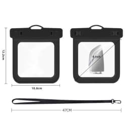 Durable 30M Underwater Waterproof Bag IPX8 Protection Mini Card Wallet TPU Small Items Dry Bag for Keys Wallet