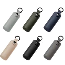 Leather U Disk Pouch Key Ring Holder USB Flash Drive Storage Bag Pendrive Protective Cover Memory Stick Case