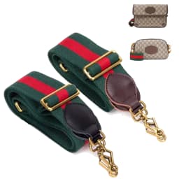 Nylon Braided Bag Strap Women Leather Straps for Ophidia Messenger Shoulder Bag Adjustable Belts Handbag Straps