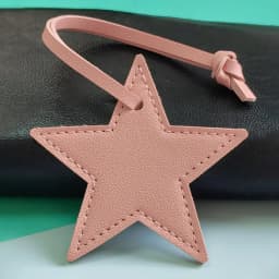 Spot hot-selling pu leather five-pointed star bag pendant simple star bag pendant keychain pendant car pendant