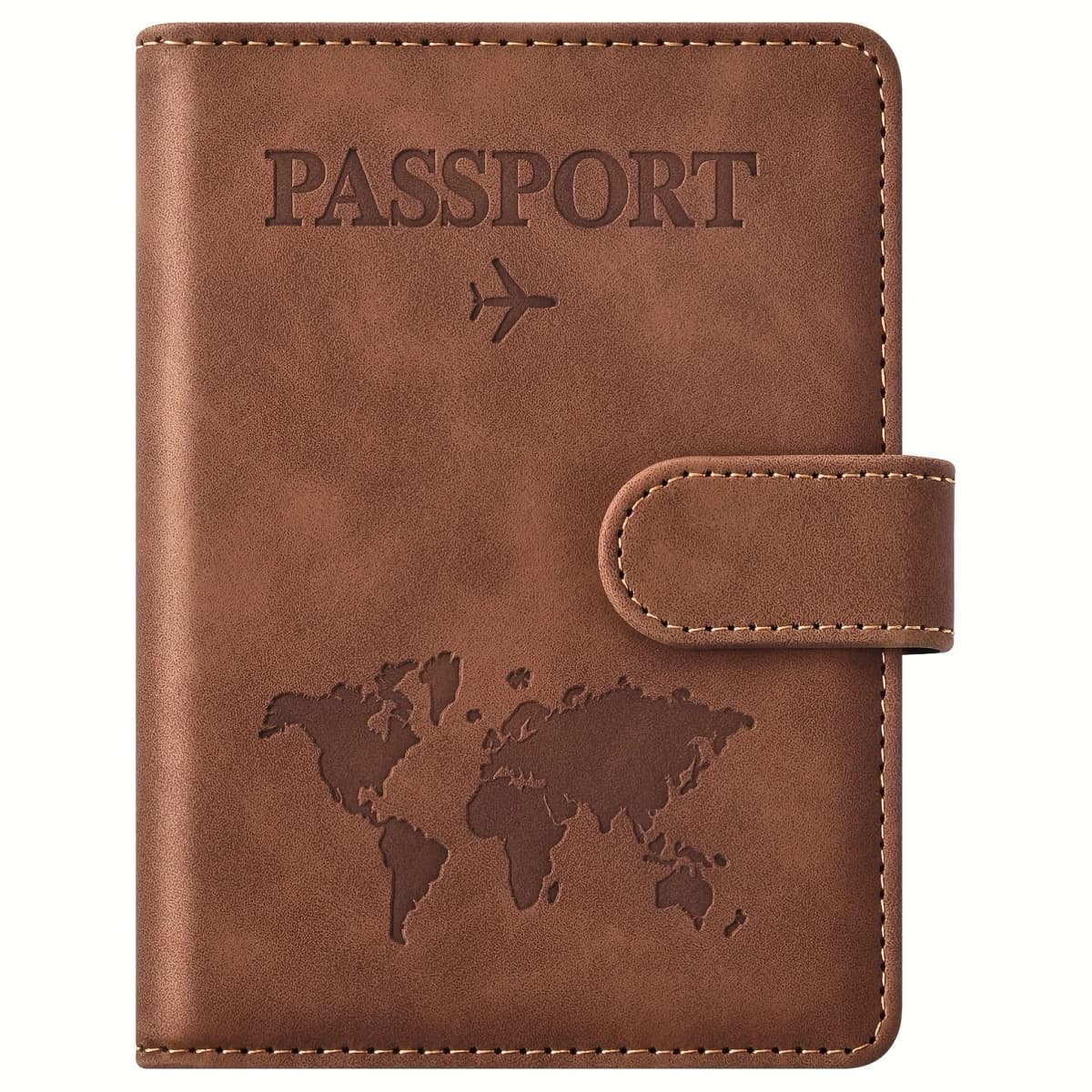 Passport Holder, Passport Cover with Credit Card Slot and Boarding Pass Slot Combo, Passport Wallet Case Book Travel Must Have