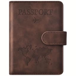 Passport Holder, Passport Cover with Credit Card Slot and Boarding Pass Slot Combo, Passport Wallet Case Book Travel Must Have