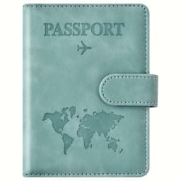 Passport Holder, Passport Cover with Credit Card Slot and Boarding Pass Slot Combo, Passport Wallet Case Book Travel Must Have