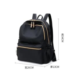 Classic Waterproof Large Capacity Trendy Backpack Lady College Laptop School Bag Cute Girl Travel Book Bag Daily Casual Backpack