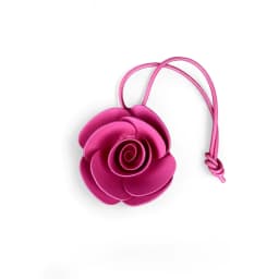 5 Colors Handmade PU Leather Camellia Flower Keychain/Bag Charm-Summer Beach Vibe/Gift-Car/Bag Accessory/Decor-Keychain For Her