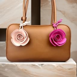 5 Colors Handmade PU Leather Camellia Flower Keychain/Bag Charm-Summer Beach Vibe/Gift-Car/Bag Accessory/Decor-Keychain For Her