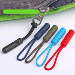 5/10pcs Zipper Pull Puller End Fit Rope Tag Replacement Clip Broken Buckle Fixer Zip Cord Tab Travel Bag Suitcase Tent Backpack