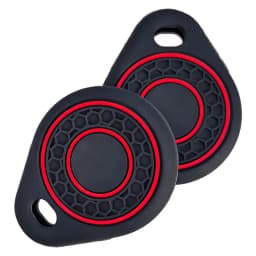 New Access Card Case Silicone Card Holder Keychain Key Ring Door Lock Access Tags ID Card Case Keychain Access Card Bag