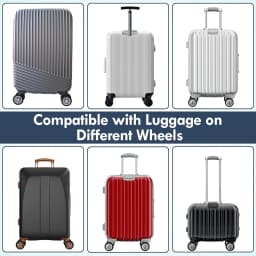 32/4PCS Silicone Wheel Protector Luggage Compartment Wheel Protect Cover Trolley Case Silent Caster Sleeve Suitcase Accessories
